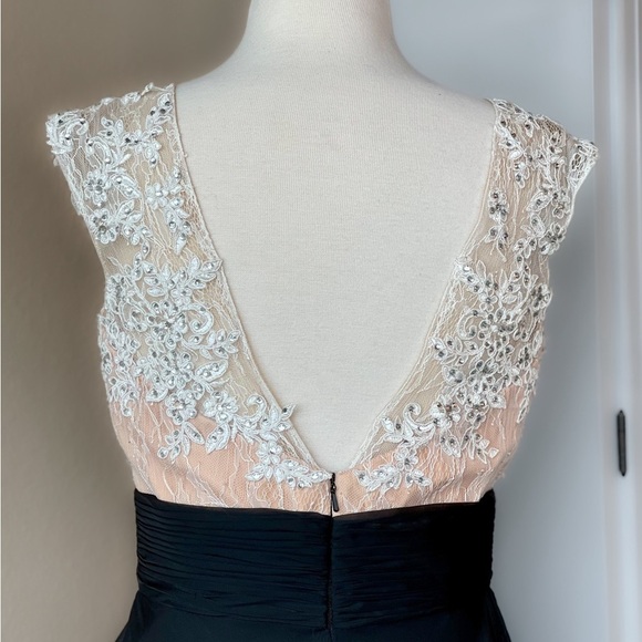 MAC DUGGAL Chiffon Embellished Formal Dress Sz 6 Evening Gown Prom Homecoming - Picture 7 of 16